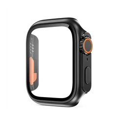 Newest Style HD Precise hole position PC smart watch protective case for iwatch 40mm 41mm 44mm 45mm change for iWatch 49mm Ultra