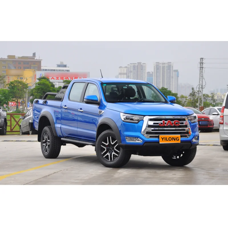 JAC T8 Diesel Engine Left Hand Pickup Truck 4x4 with double cabin pickup for sale