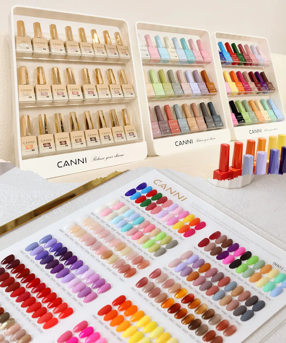 144 colors CANNI 2024 New Series 9ml Hema Free Esmaltes Soak Off UV Gel Polish High Quality Nail Art UV Nail Polish gel varnish