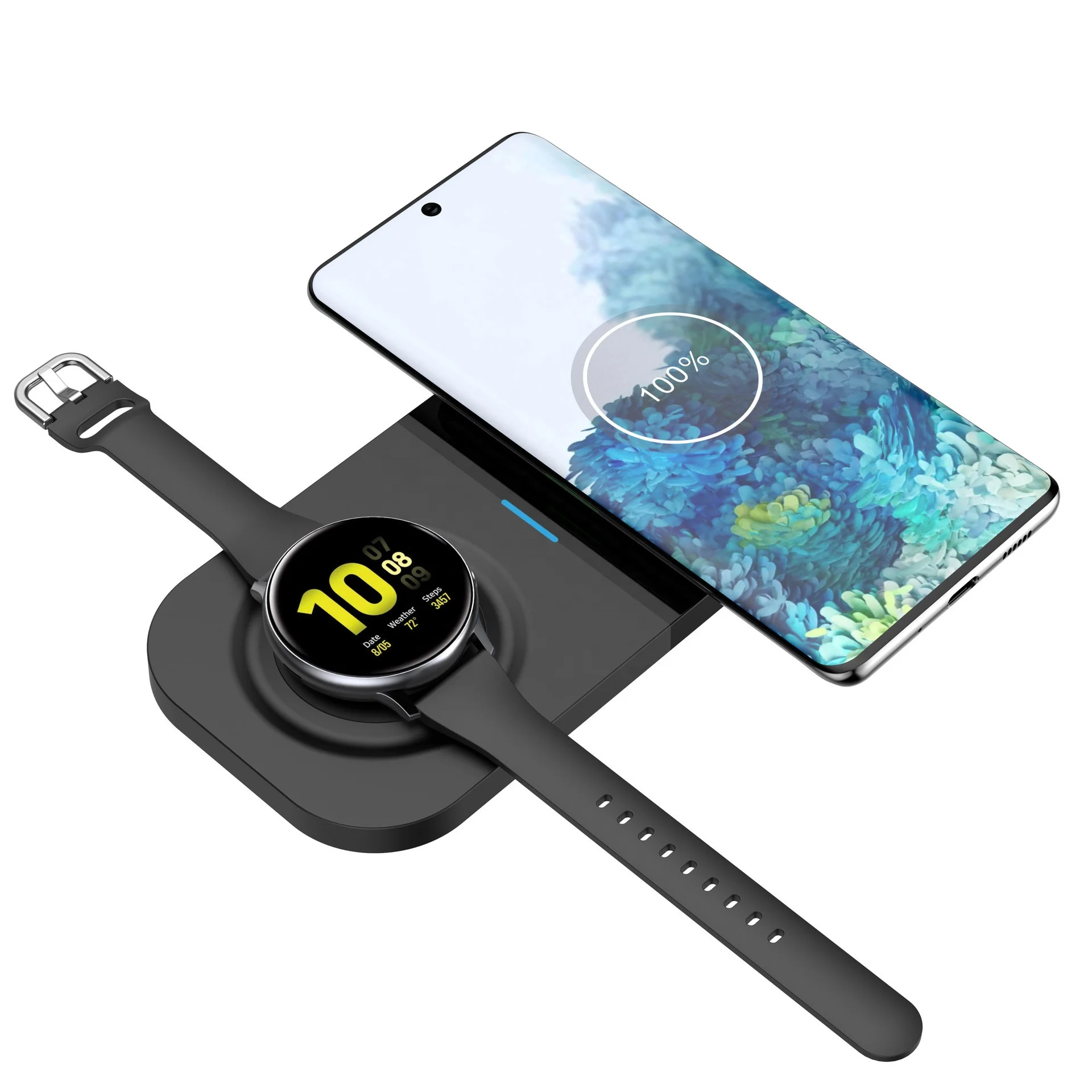 Wireless Charger 2 in 1 Dual Wireless Magnetic Charging Pad for iPhone 13 iWatch