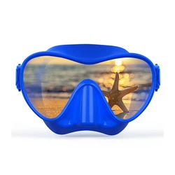 Adult Scuba Diving Masks Gear Freediving Spearfishing Glasses Custom Logo Color Diving mask
