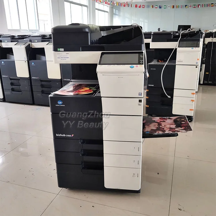 Guangzhou Factory Refurbished Konica Minolta Bizhub C558 Laser Printers Copiers Used General Type