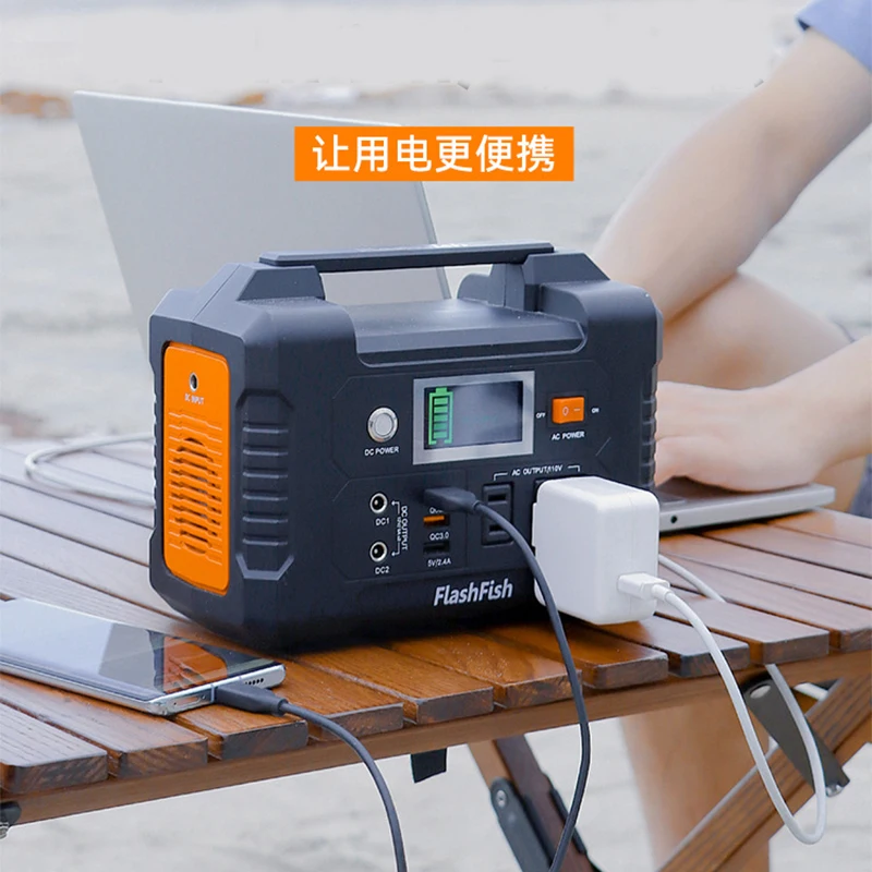 camping travel laptop car jump 200W 3000w fast charging outdoor power bank 220v 110v generator portable solar Power station
