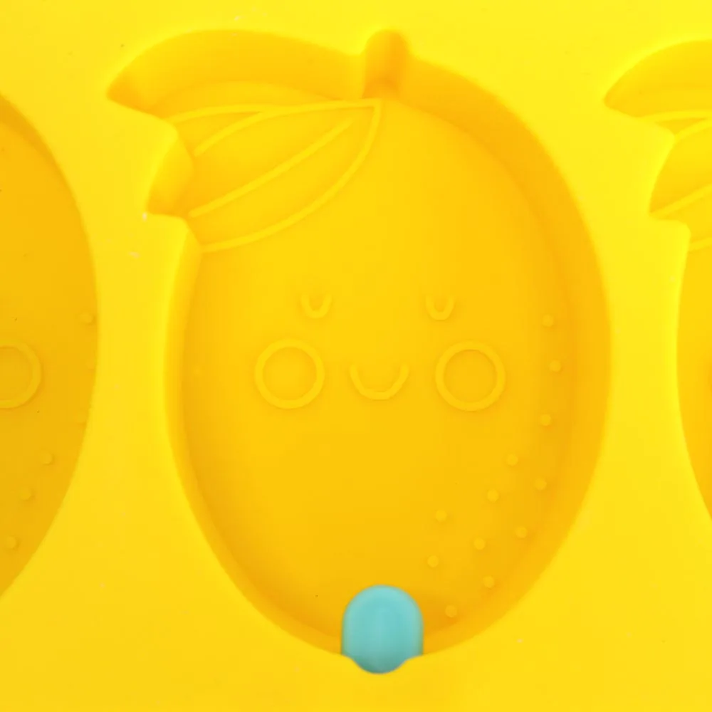  silicone icecream mold juice maker ice lolly pop mould DIY lemon