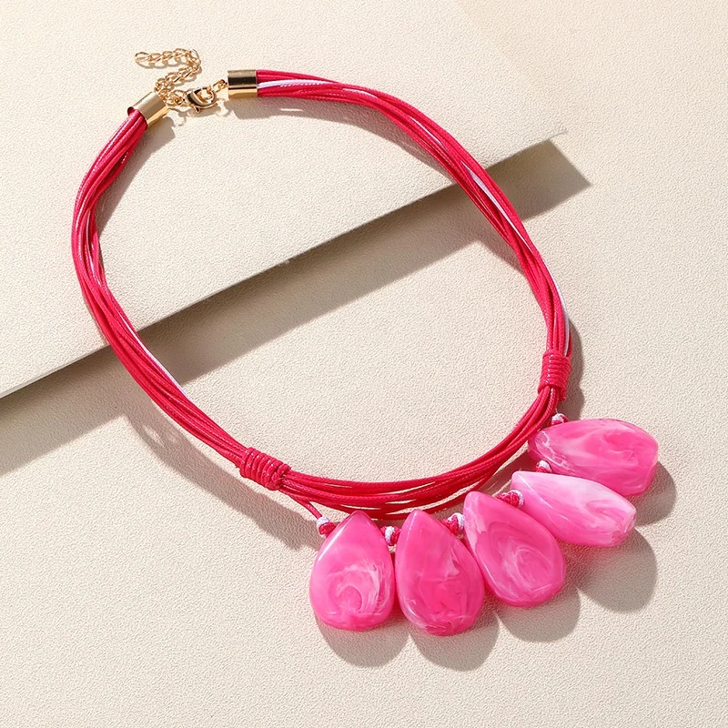 hot selling  clear beads necklace