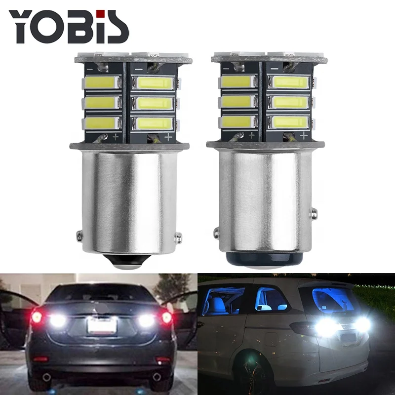 Оптовая цена 1156 1157 S25 BA15S 7020 21SMD белый красный 12 в автомобильный сигнал поворота стоп-сигналы