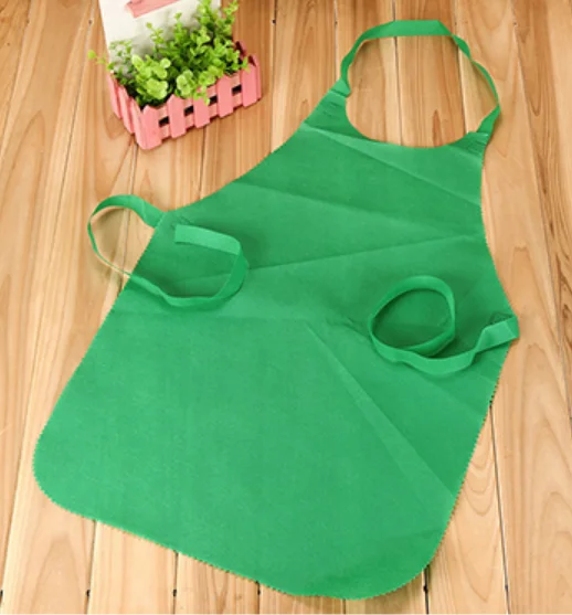 Wholesale Non Woven Painting Waterproof Disposable Apron for Kitchen Cleaning Room