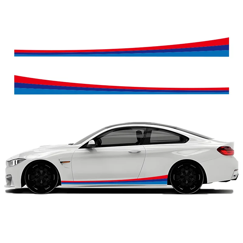 For BMW M3 M5 Car-Style Decoration Grille Vinyl Strip Sticker Decal 210x19cm Film Logo Styling Accessories E46 E60 E90 E92 Cars