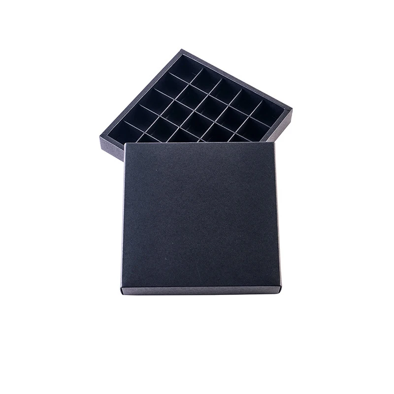 handmade paper white packaging 6-9-12-16pcs insert chocolate box