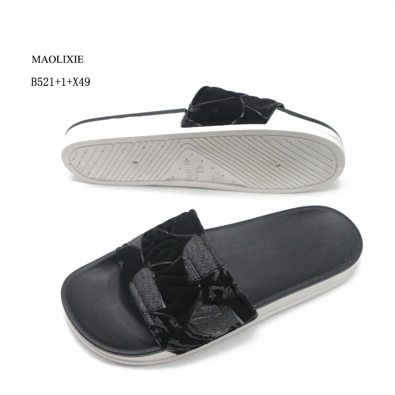 Custom shoe manufacturer fashion anti-slip  plastic slippers men slipper slide sandals