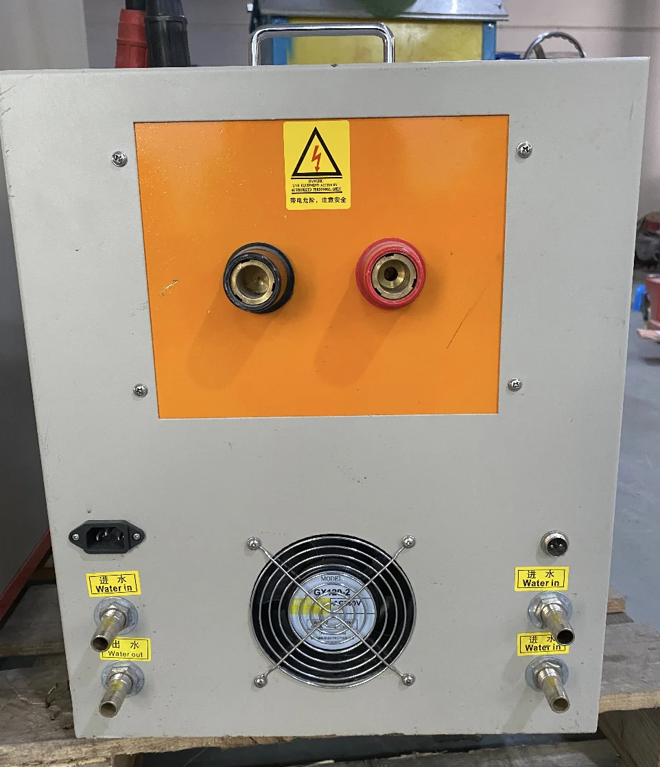 Medium frequency induction heating equipment for copper heating and forging metal 110KW
