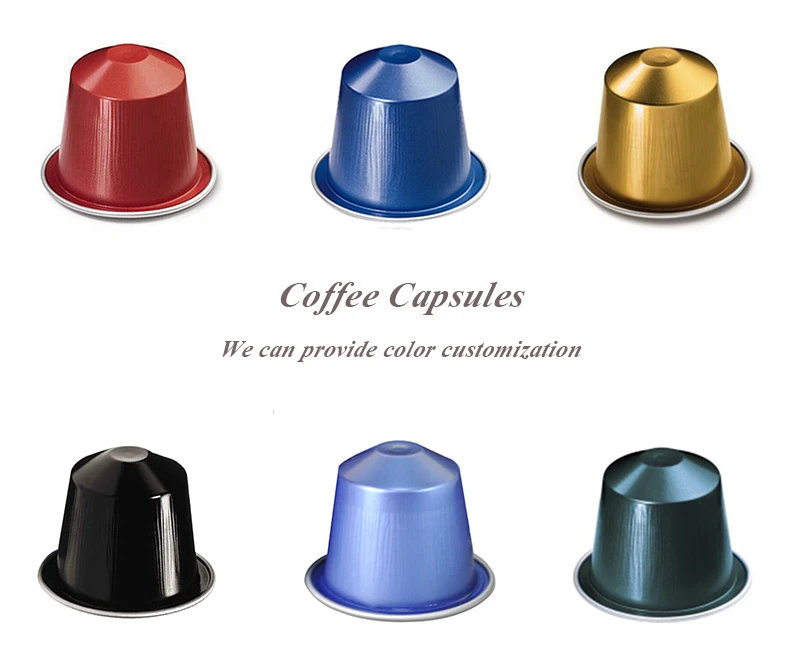Одноразовые кофейные капсулы Nespresso 12 видов цветов оптовой продажи кофейная капсула из алюминиевой фольги с термогерметизирующей крышкой