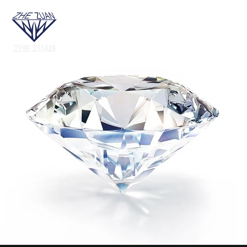 Custom 1 Carat Engagement Diamond Ring 18K Gold with Laboratory Grown round Brilliant Cut Artificial Diamond Brilliant Cut