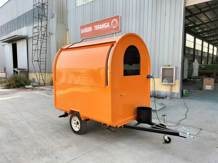 Move Mobile Food Truck Trailer with Full Kitchen Equipment coffee shop mobile cart kiosk