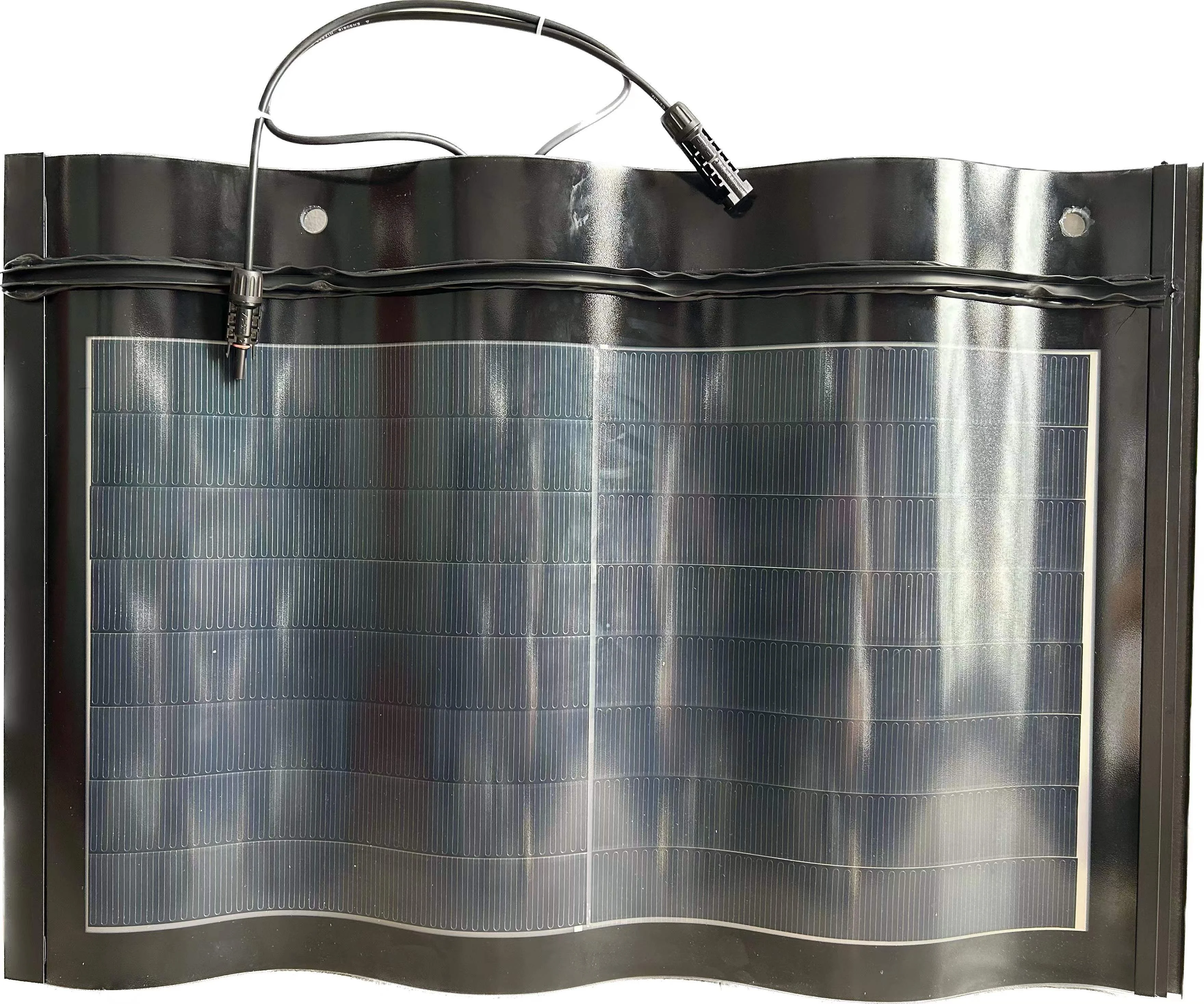 BIPV 30W Solar Roofing Tile System Made of Glass and Monocrystalline Silicon with Perc Solar Panel Technology