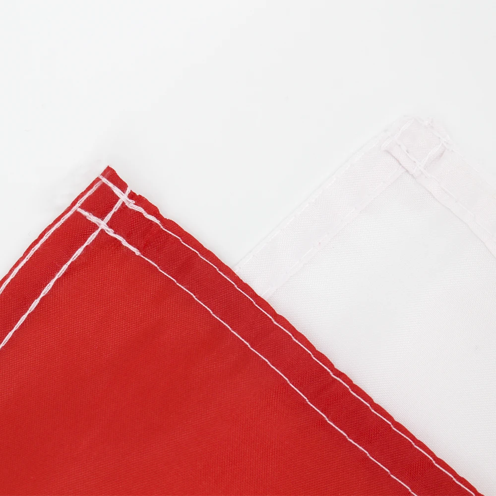 China flag factory supplier ready to ship 3X5 FT 100% Polyester double line stitch brass grommets Czech flag