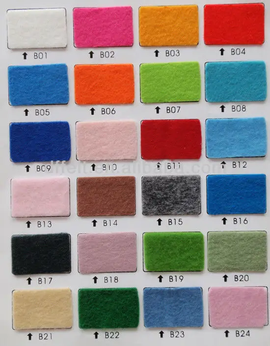 Полиэфирная иглопробивная Нетканая ткань, жесткие полиэфирные войлочные листы, полиэфирная фетровая ткань для домашних животных