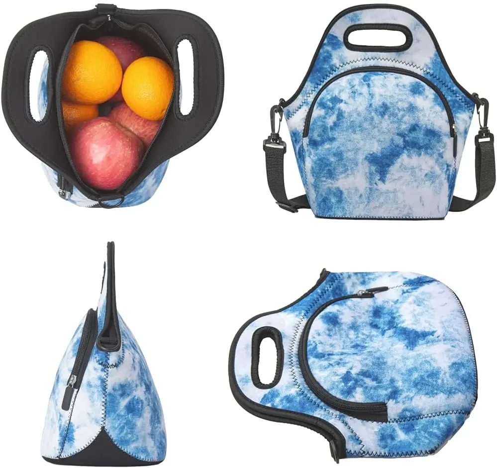 wholesale new Neoprene Lunch Bags Insulated Lunch Bag Tote for Women Girls Men Kids Boys