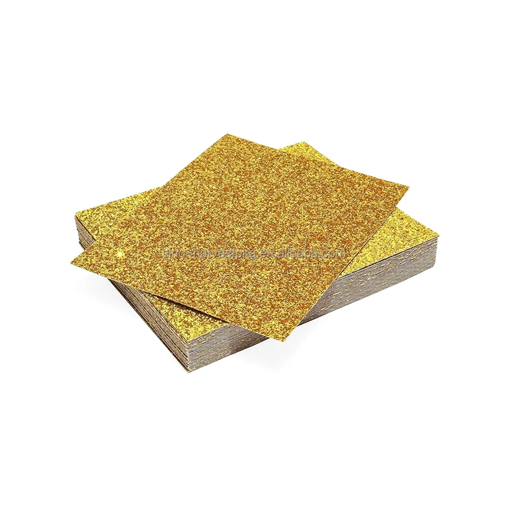 Hot Selling Sparkly Glitter Colored Cardstock Paper For Cricut Crafts Diy Projects Card Making