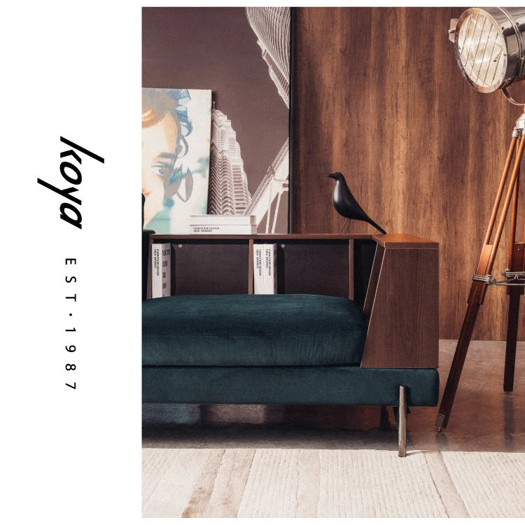 
Modern latest design wooden frame Storage function Velvet sofa Corner Sofa with bookshelf 