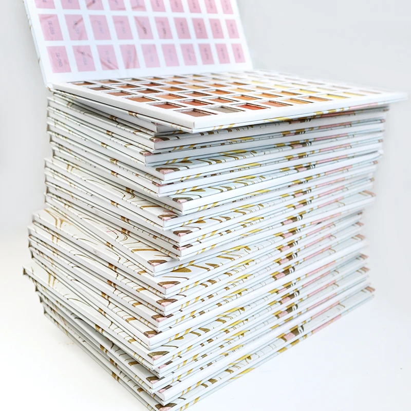 Custom Eye Shadow Empty Private Label Logo Waterproof Makeup Cosmetics Glitter Pallets Pigment Single Nude DIY Eyeshadow Palette