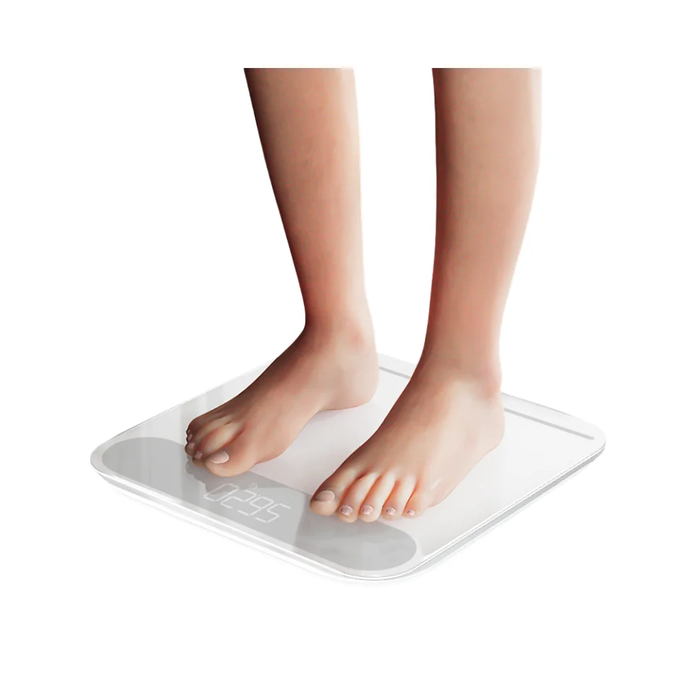 Новая рекламная шкала жировых отложений для тела с измерениями воды костной массы и процентного содержания жира детального анализа