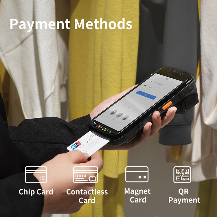 Urovo i9000s умный сенсорный экран NFC PDA POS мобильный компьютер платежный аппарат android 13 портативный терминал с принтером