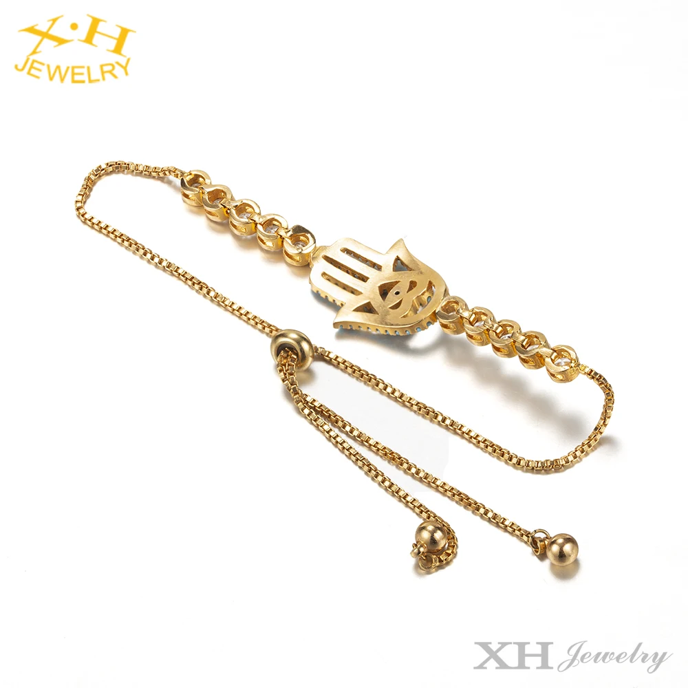 Wholesale High Quality CZ Charm Bracelet Hasma Tennis Bracelet