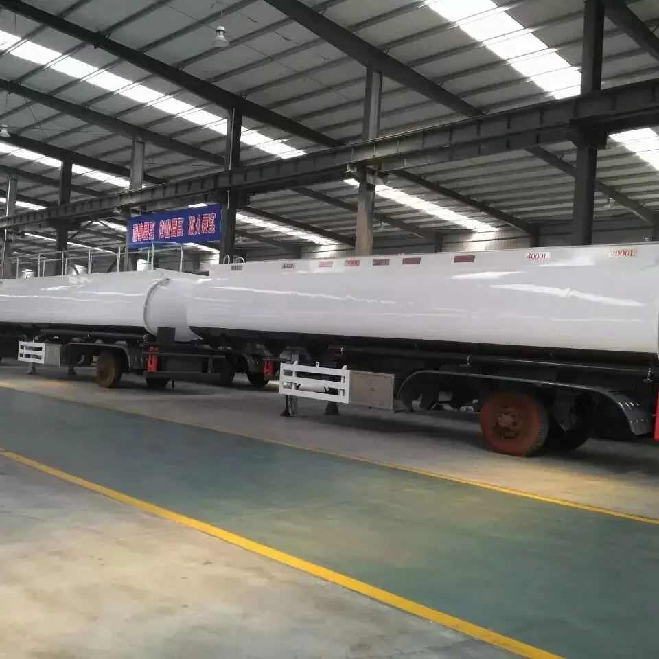 45000 Liters 40 Feet Carbon Steel Semi-Trailer for Stable Transport of Oil Diesel Fuel LPG Tank