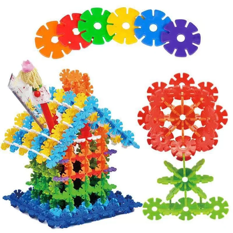 Magic Puzzle Bag 100 Pcs Educational Pre-school Toy for Kids High Quality Plastic Stick Brick Building Blocks Creative Play Time