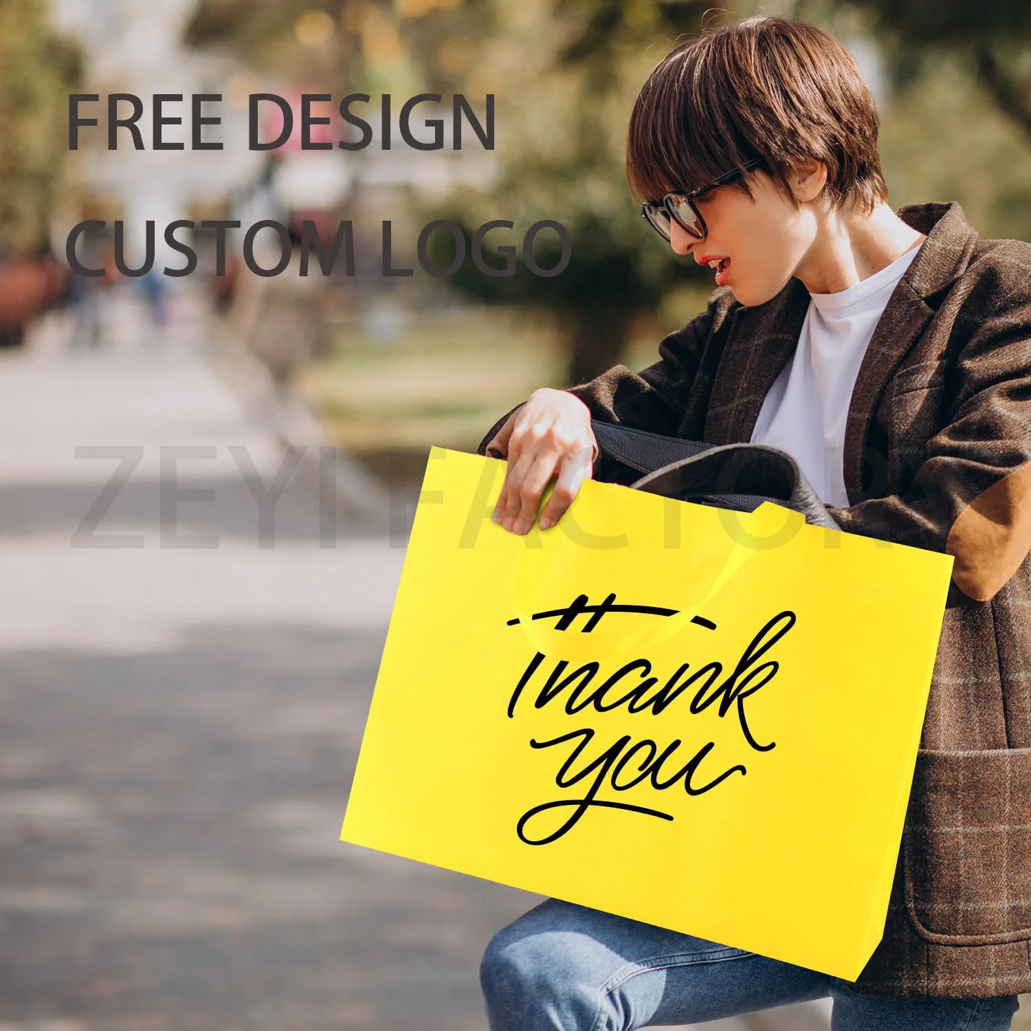 Custom Logo Reusable Eco Friendly Recycle Fabric Foldable Tote Grocery Shopping Bags Handbag Non-Woven Carry Shopping Bag