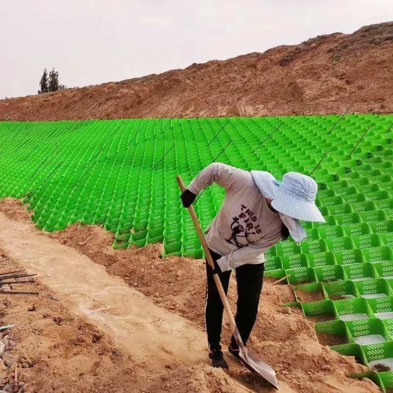 GEOCELL пластиковая подъездная дорожка, гравийная сетка, геоячейка, подпорные стены