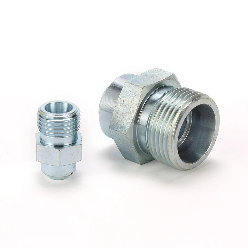 ISO 9001 hydraulic straight metric weld pipe fittings
