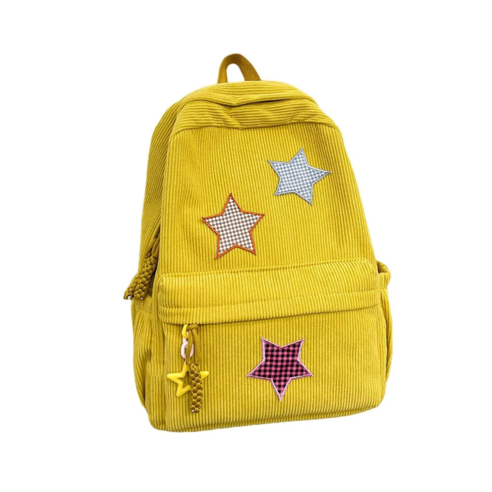 Star Backpack Cute Large Capacity Aesthetic Rucksack Cute Accessories Bag Woman Light Hearted Wholesale Custom Kawaii Backpacks