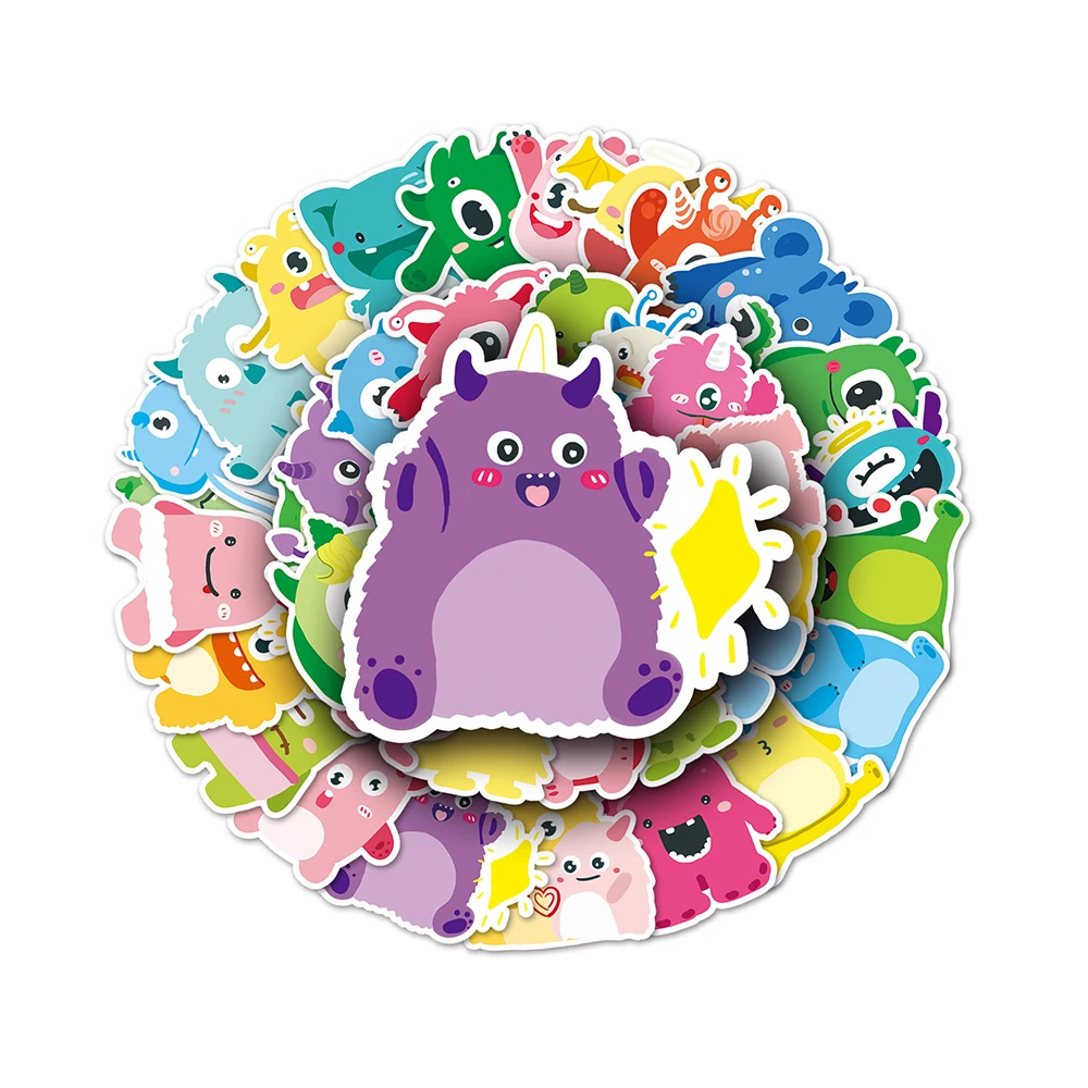 Personalized Logo Design Stickers Custom Adhesive Paper Vinyl Label Die Cut Anime Stickers