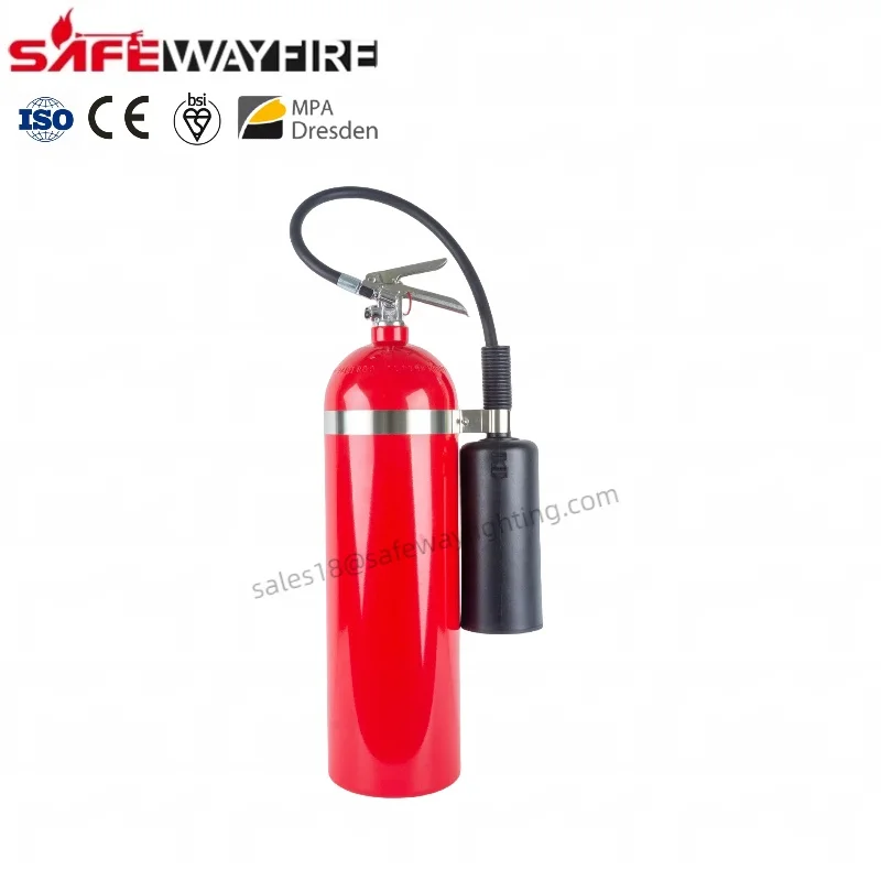 Safewayfire Factory Direct Sale Mexico Type 5-20LBS CO2 Fire Extinguisher Alloy Aluminum Material