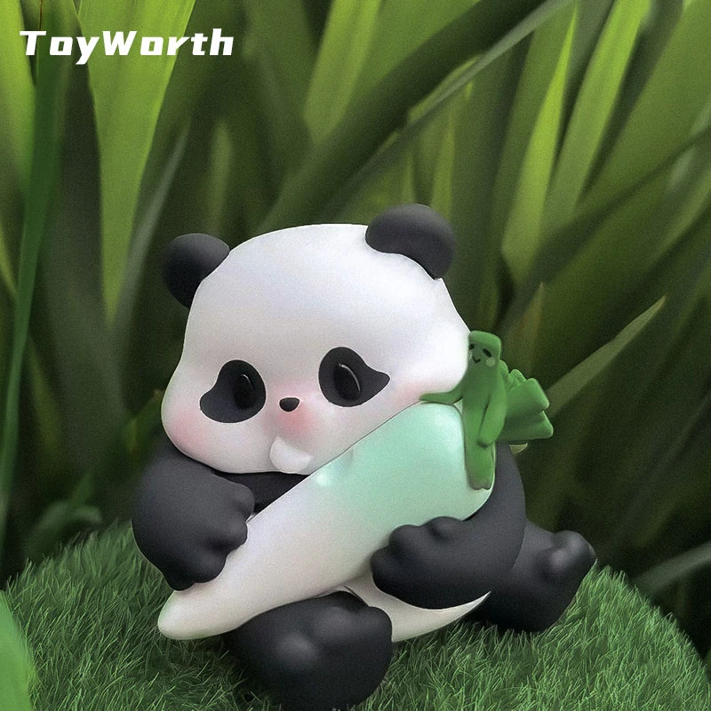 Chenyu Kungfu Panda игрушка милый ПВХ животных жир Po сидит в черно-белых маленьких пластиковых фигурах таинственных коробках