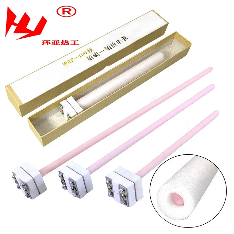 HY B R K S Тип платиновая родиевая термопара спекания муфельная печь Pt-Rh датчик температуры PT100 0-1800c керамическая трубка