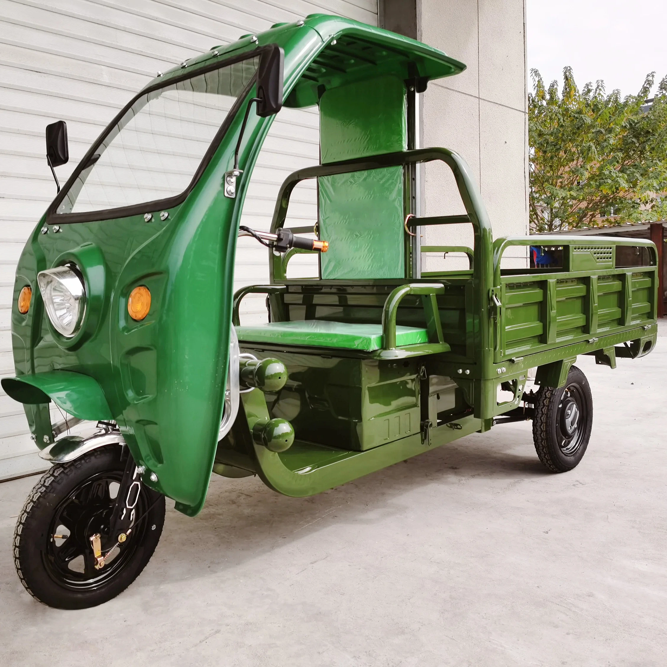 1000W 1500W 2000W Electric Tricycle 3 Wheel Electric Cargo Bike Electric Cargo Motorcycle  with Front Cabin EU Stock