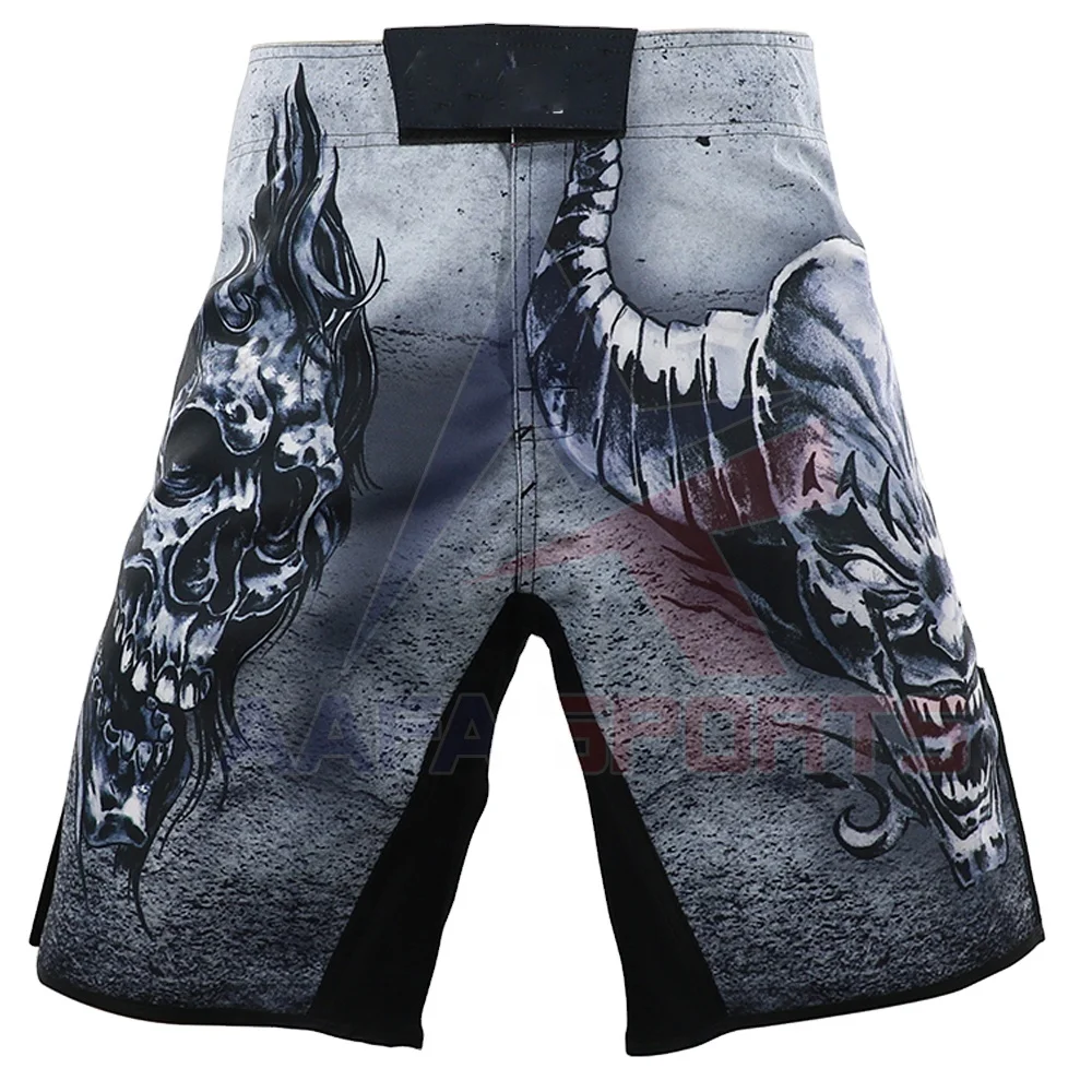 Oem Wholesale Plain Stretchy Fight Mma Kick Boxing Muay Thai Shorts OME Wholesale custom new 100% polyester Muay Thai Boxing