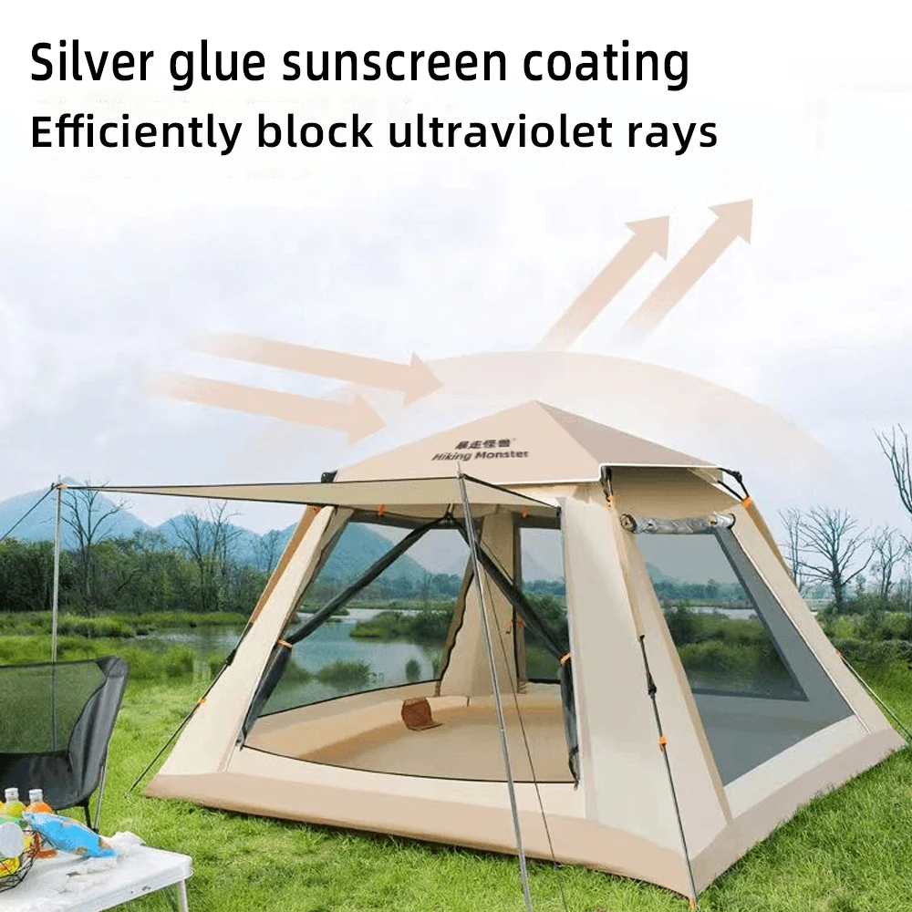 Quickly open the camping tent Outdoor camping tent Family camping tent