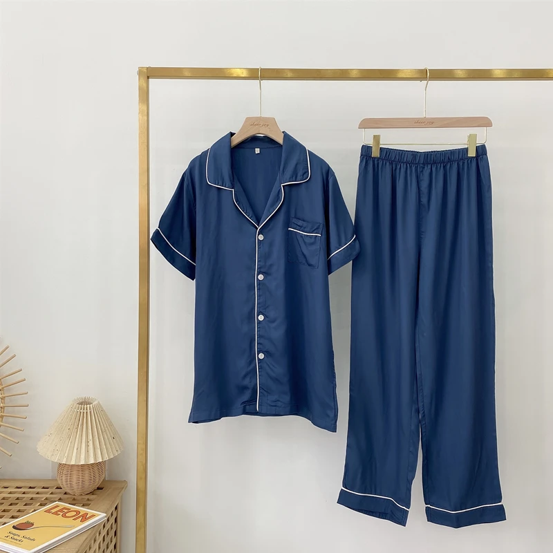 Ночная сорочка в японском стиле Tencel пижамный