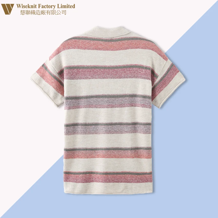 street style Mens Fluorescent Reflective Stripe Safety Polo Shirt With Custom Logo Sweater Factory