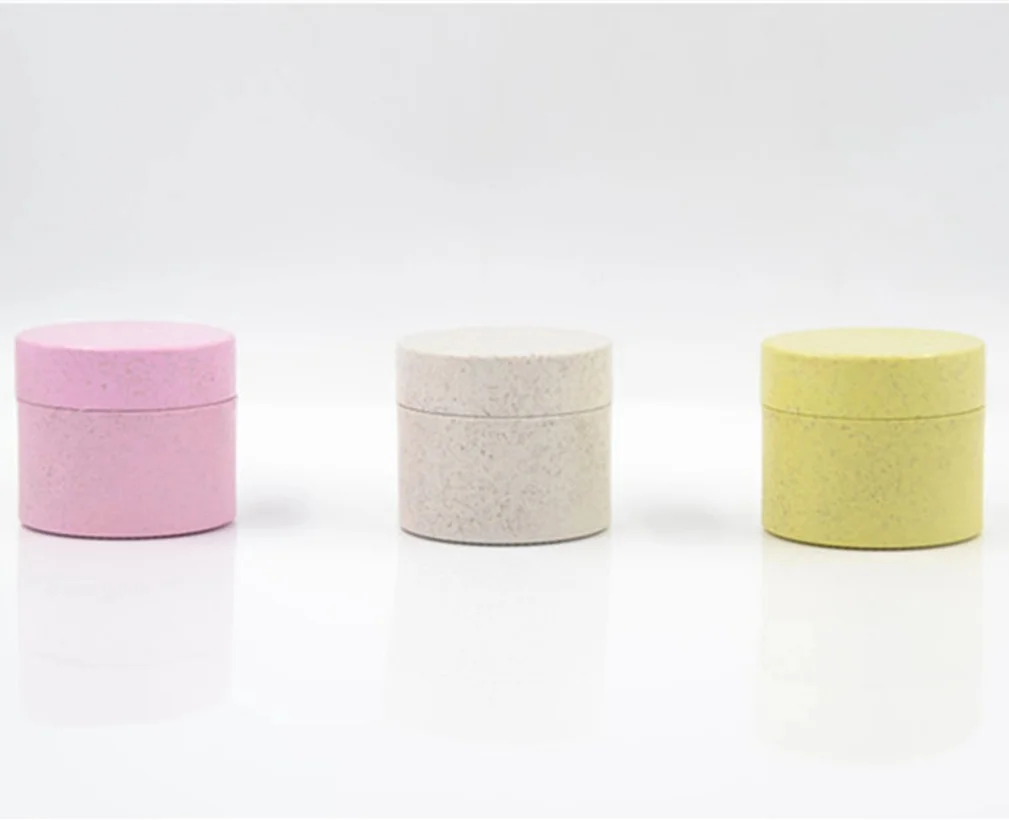 Facial Cream Containers Thin Wall Plastic Lipstick Jar 5ml 15ml 20ml 30ml 50ml  PP Jar Pink Cosmetic Jar