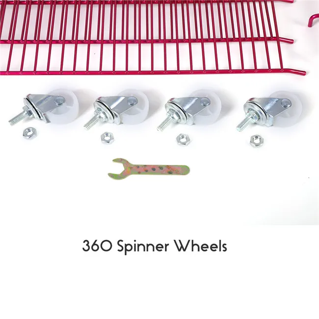 China Excellent Quality Collapsible 3 4 Storey Cheap Metal Large Cat Cages With Wheels