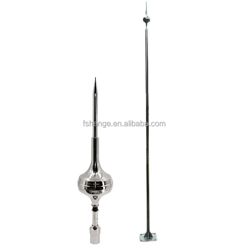 Chinese Manufacturer Wholesale Lightning Arrester High Strength ESE Lightning Rod for communication facilities