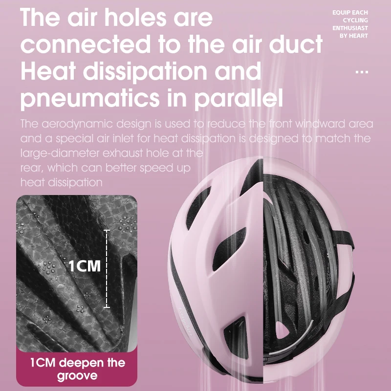 WEST BIKING Lightweight Aerodynamic Helmet Mountain Road Bicycle Cycling Helmet Unisex Pneumatic Integrated Molding Helmet