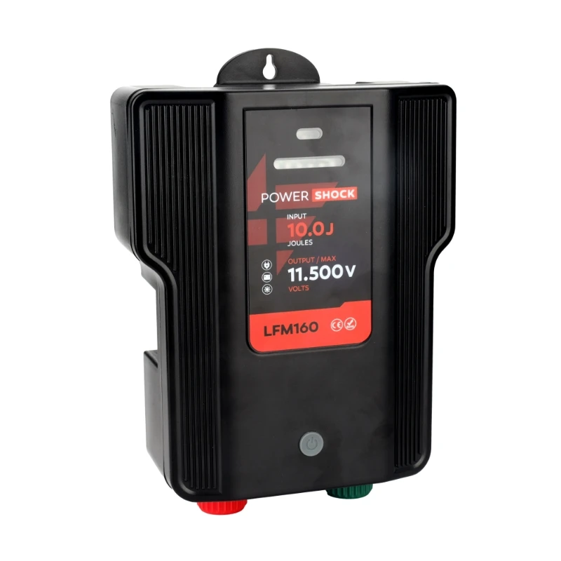 Lydite OEM 12V Battery and Dual Power Fence Energizer for Cattle/Sheep/Elephant