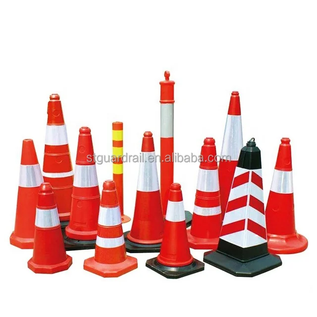 Hot sale PE traffic cone PVC material road safety used cone