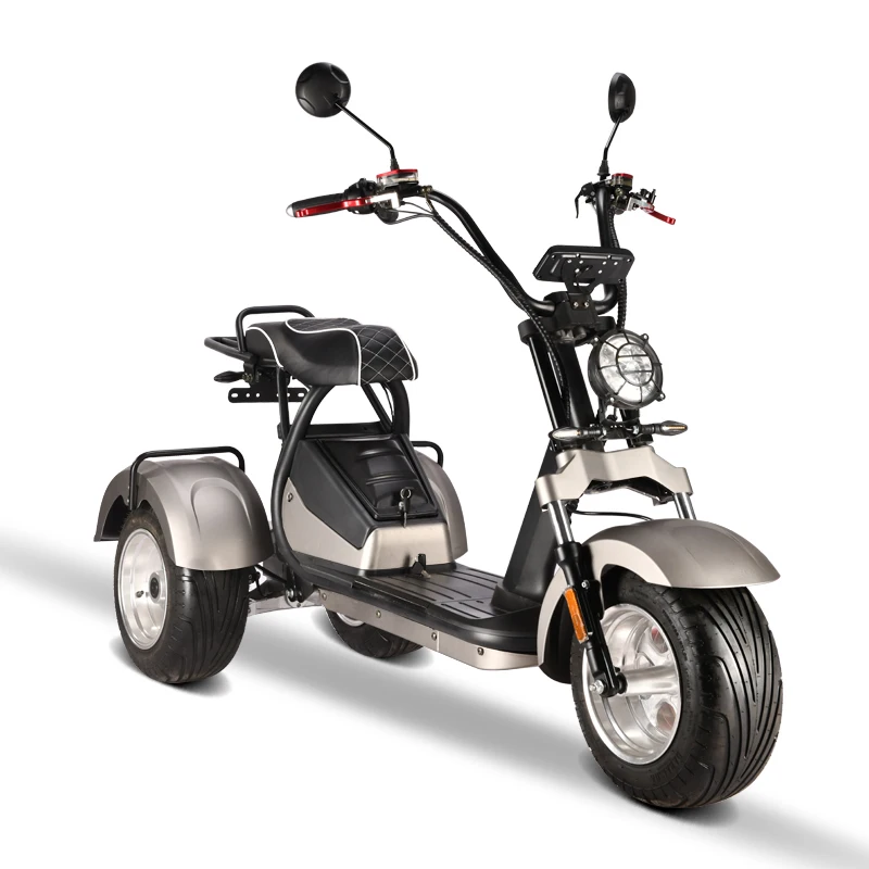 EEC New design model HM-7 4000W powerful motor engine electric tricycle trike Flexible high quality 3 wheel electric scooters